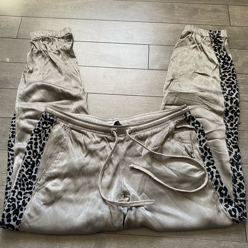 Silky Cheetah Joggers